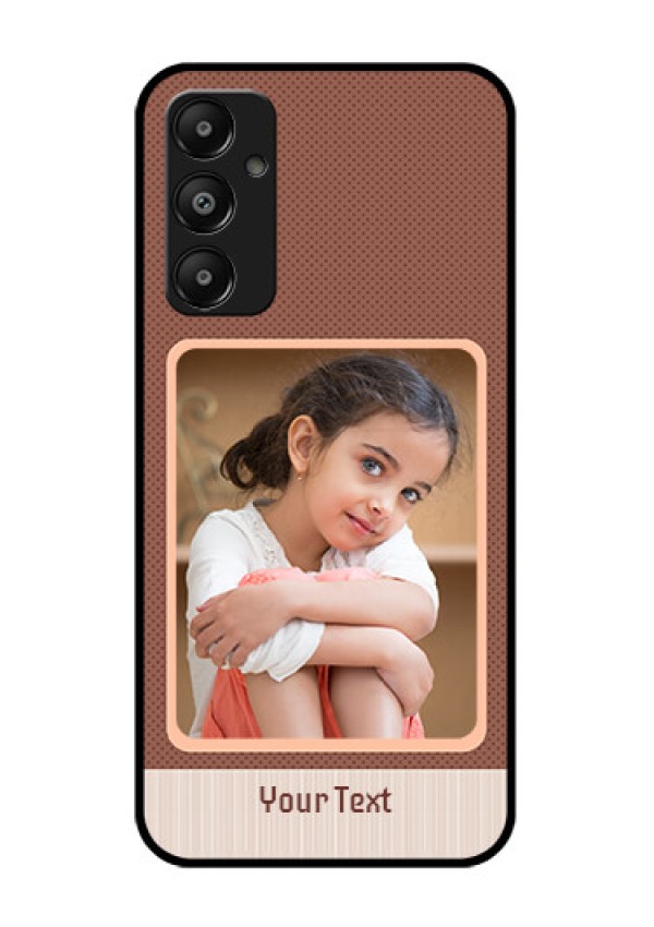 Galaxy A05s Custom Glass Phone Case - Simple Pic Upload Design