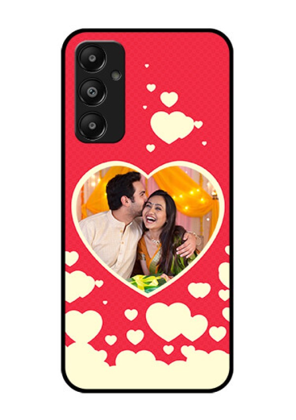 Galaxy A05s Custom Glass Phone Case - Love Symbols Phone Cover Design