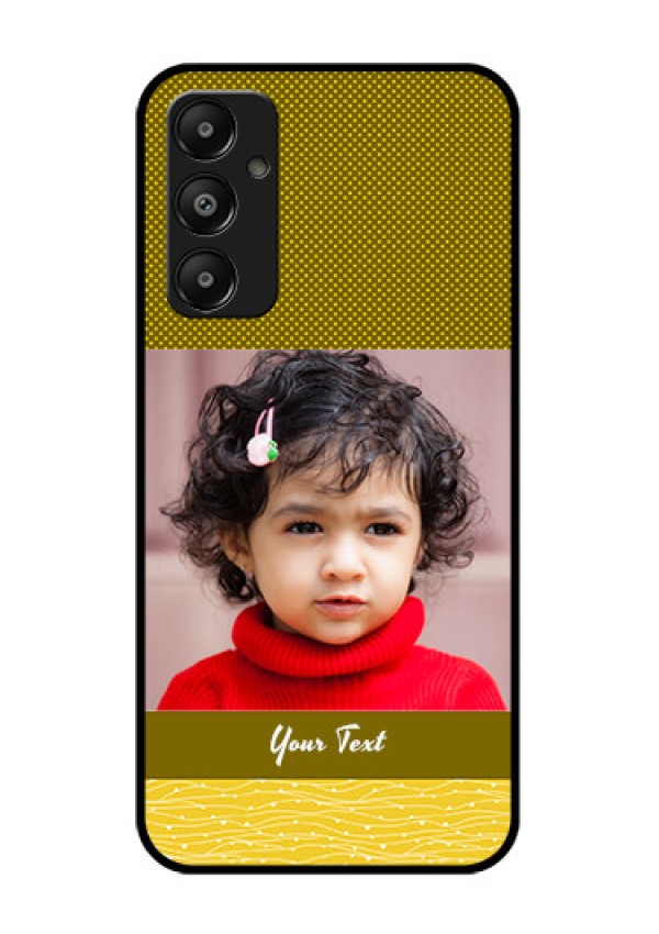 Galaxy A05s Custom Glass Phone Case - Simple Green Color Design
