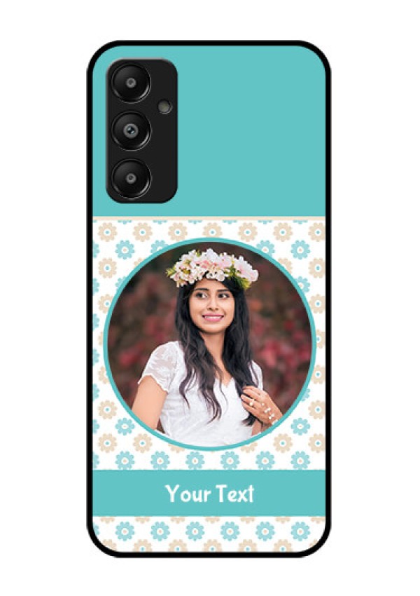 Galaxy A05s Custom Glass Phone Case - Beautiful Flowers Design