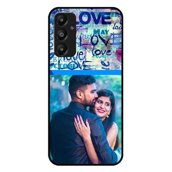 Galaxy A05s Custom Glass Phone Case - Colorful Love Design Galaxy A05s Custom Glass Phone Case - Colorful Love Design