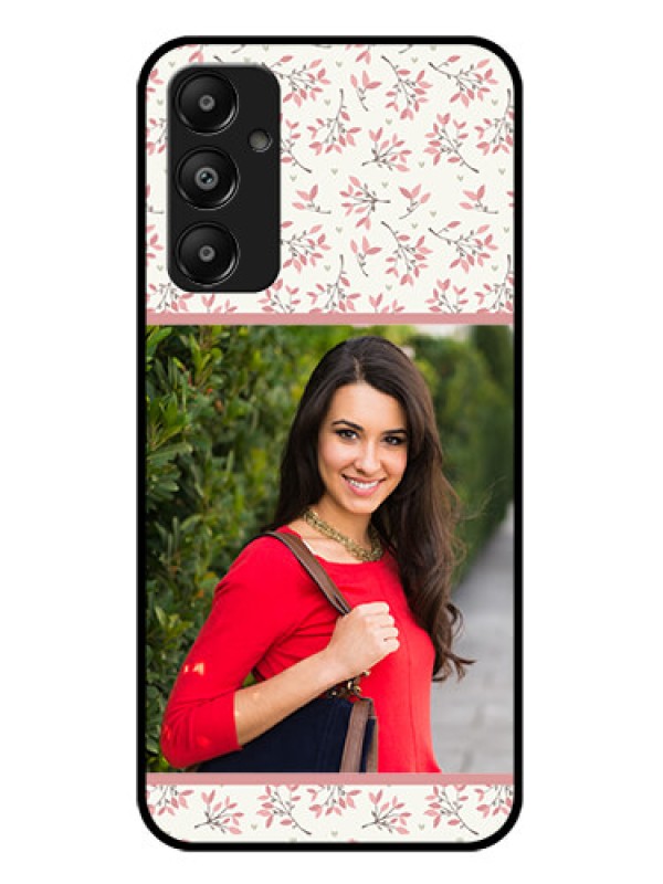 Custom Galaxy A05s Custom Glass Phone Case - Stunning Floral Design