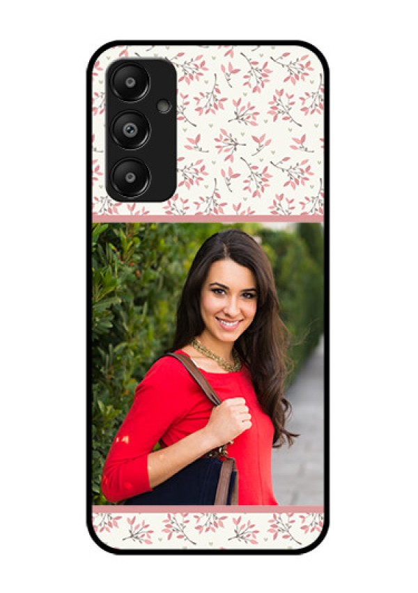 Galaxy A05s Custom Glass Phone Case - Stunning Floral Design