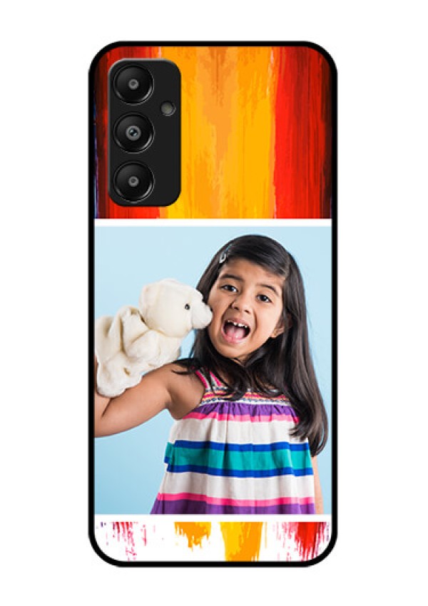 Galaxy A05s Custom Glass Phone Case - Multi Color Design