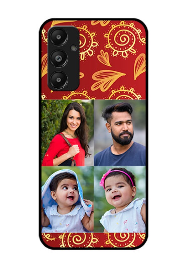 Galaxy A05s Custom Glass Phone Case - 4 Image Traditional Design