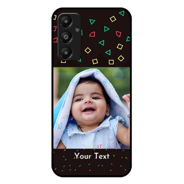 Galaxy A05s Custom Glass Phone Case - With Confetti Birthday Design