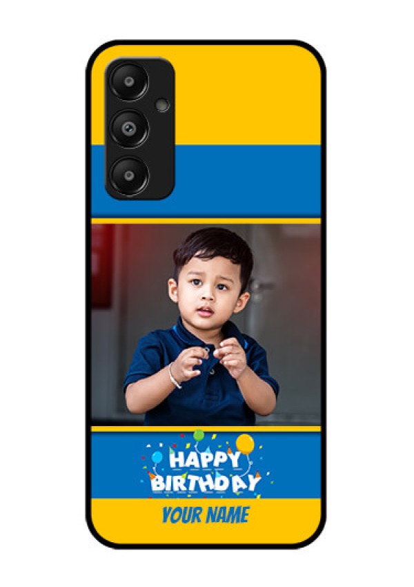 Galaxy A05s Custom Glass Phone Case - Birthday Wishes Design