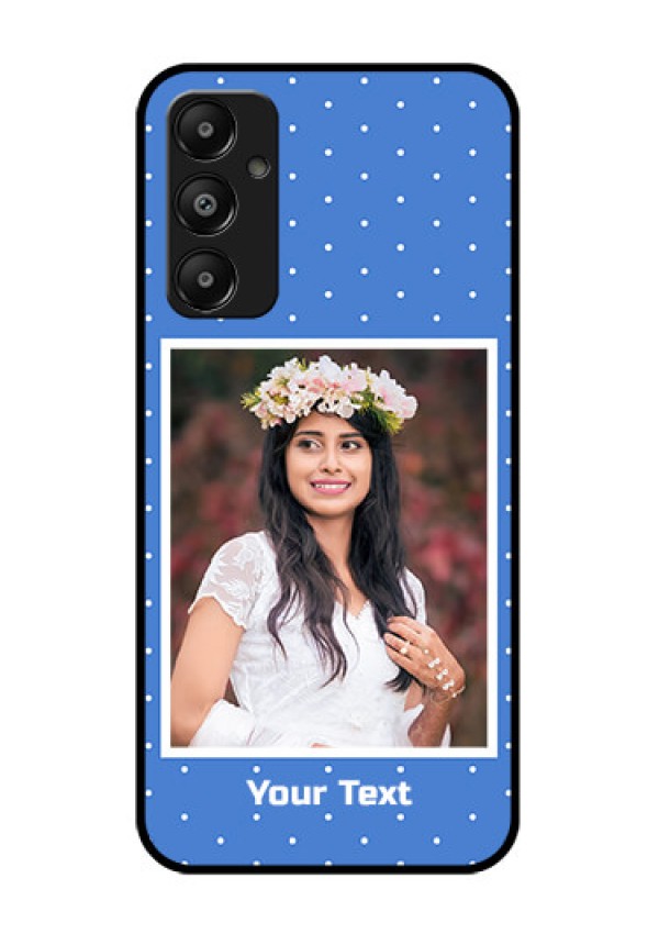 Galaxy A05s Custom Glass Phone Case - Polka Dots Design