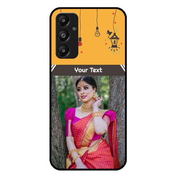 Galaxy A05s Custom Glass Phone Case - With Family Picture And Icons