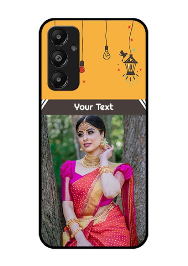Galaxy A05s Custom Glass Phone Case - With Family Picture And Icons