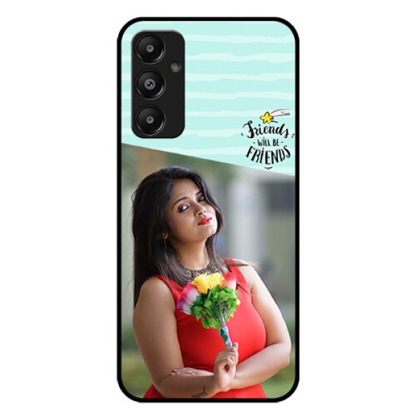 Galaxy A05s Custom Glass Phone Case - Friends Picture Icon Design