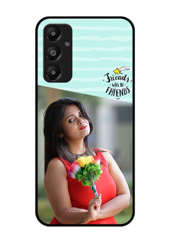 Galaxy A05s Custom Glass Phone Case - Friends Picture Icon Design