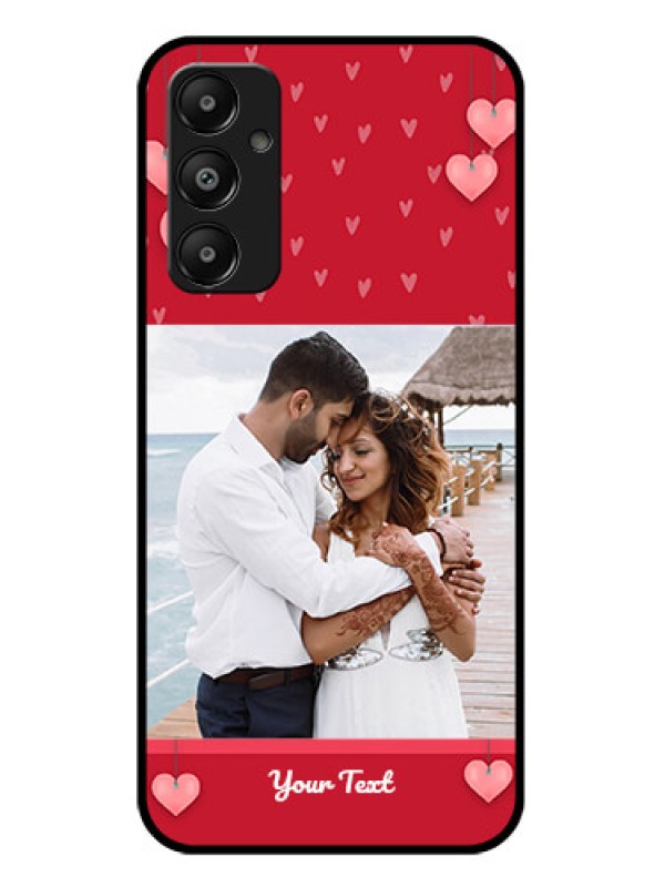 Custom Galaxy A05s Custom Glass Phone Case - Valentines Day Design