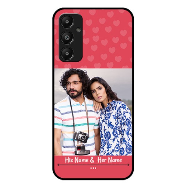 Galaxy A05s Custom Glass Phone Case - Simple Love Design