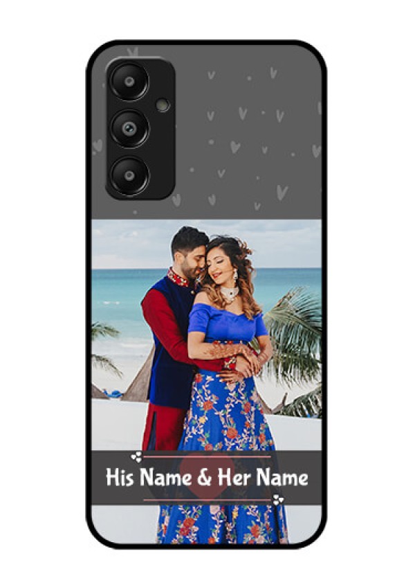 Galaxy A05s Custom Glass Phone Case - Buy Love Design With Photo Online
