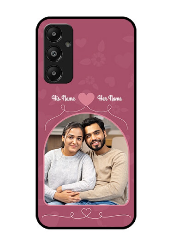 Galaxy A05s Custom Glass Phone Case - Love Floral Design