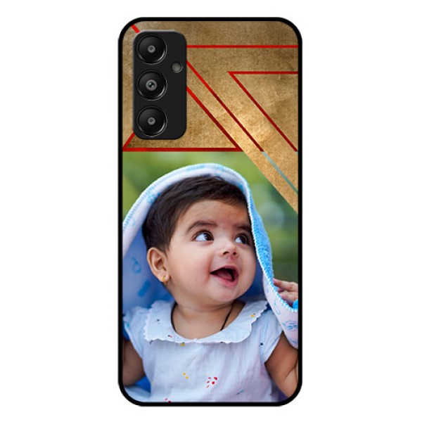 Galaxy A05s Custom Glass Phone Case - Gradient Abstract Texture Design