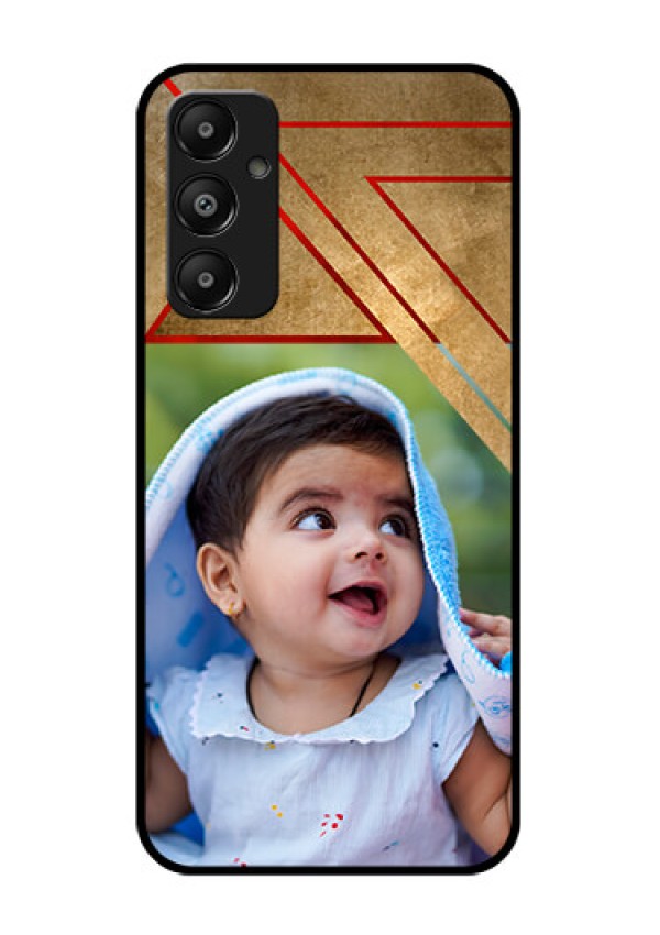 Galaxy A05s Custom Glass Phone Case - Gradient Abstract Texture Design
