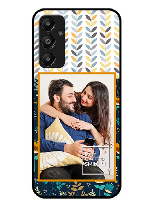 Custom Galaxy A05s Custom Glass Phone Case - Pattern Design