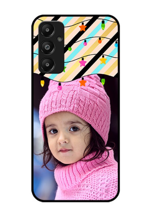Galaxy A05s Custom Glass Phone Case - Lights Hanging Design