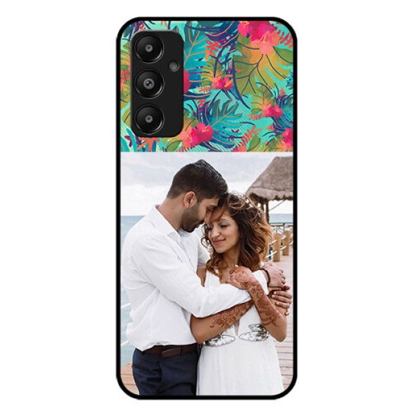 Galaxy A05s Custom Glass Phone Case - Watercolor Floral Design