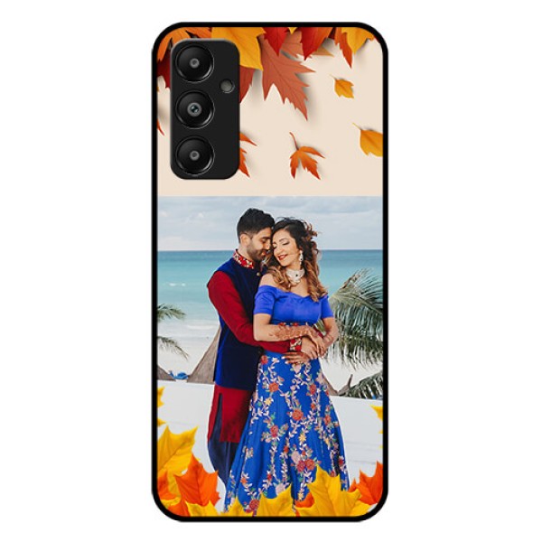 Galaxy A05s Custom Glass Phone Case - Autumn Maple Leaves Design Galaxy A05s Custom Glass Phone Case - Autumn Maple Leaves Design