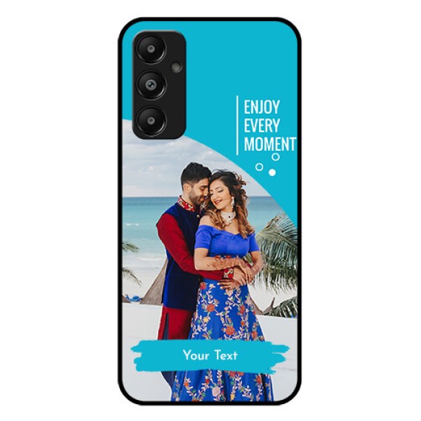Galaxy A05s Custom Glass Phone Case - Happy Moment Design