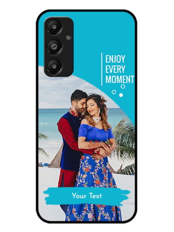 Custom Galaxy A05s Custom Glass Phone Case - Happy Moment Design