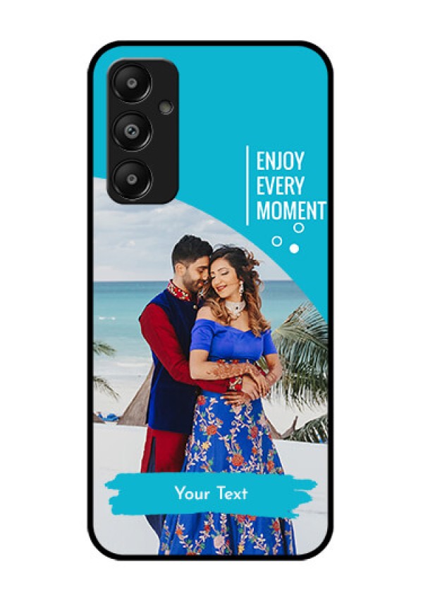Galaxy A05s Custom Glass Phone Case - Happy Moment Design