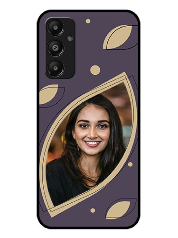 Custom Galaxy A05s Custom Glass Phone Case - Falling Leaf Design