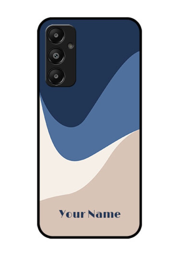 Galaxy A05s Custom Glass Phone Case - Abstract Drip Art Design