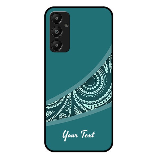 Galaxy A05s Custom Glass Phone Case - Semi Visible Floral Design