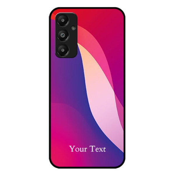 Galaxy A05s Custom Glass Phone Case - Digital Abstract Overlap Design Galaxy A05s Custom Glass Phone Case - Digital Abstract Overlap Design