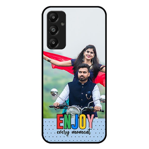 Galaxy A05s Custom Glass Phone Case - Enjoy Every Moment Design