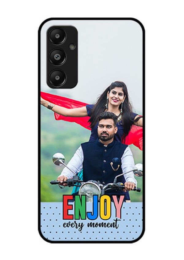 Galaxy A05s Custom Glass Phone Case - Enjoy Every Moment Design