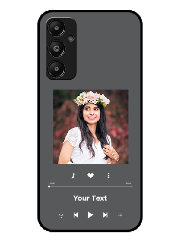 Custom Galaxy A05s Custom Glass Phone Case - Play The Music Design