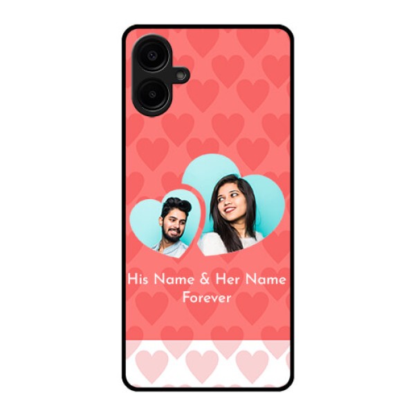 Samsung Galaxy A06 Custom Glass Phone CaseCouple Pic Upload Design Samsung Galaxy A06 Custom Glass Phone CaseCouple Pic Upload Design