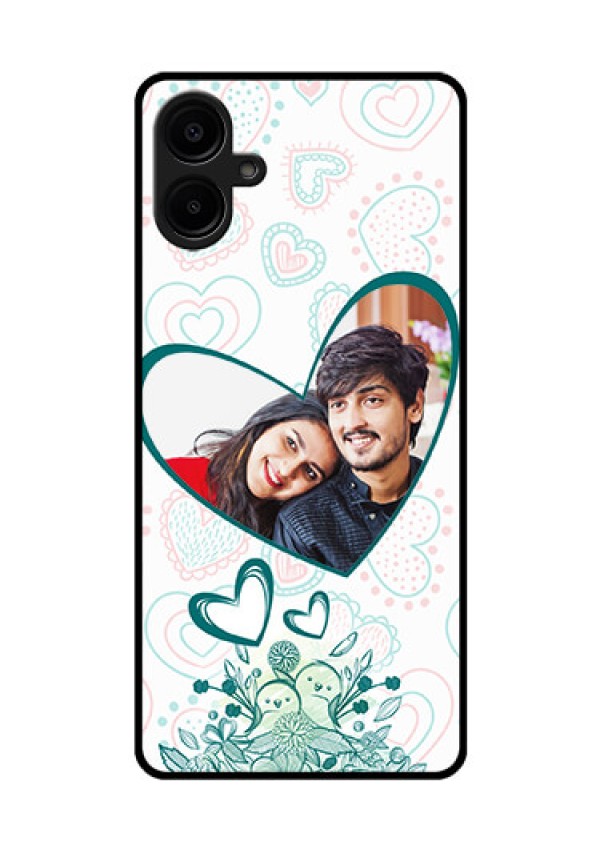 Samsung Galaxy A06 Custom Glass Phone CasePremium Couple Design