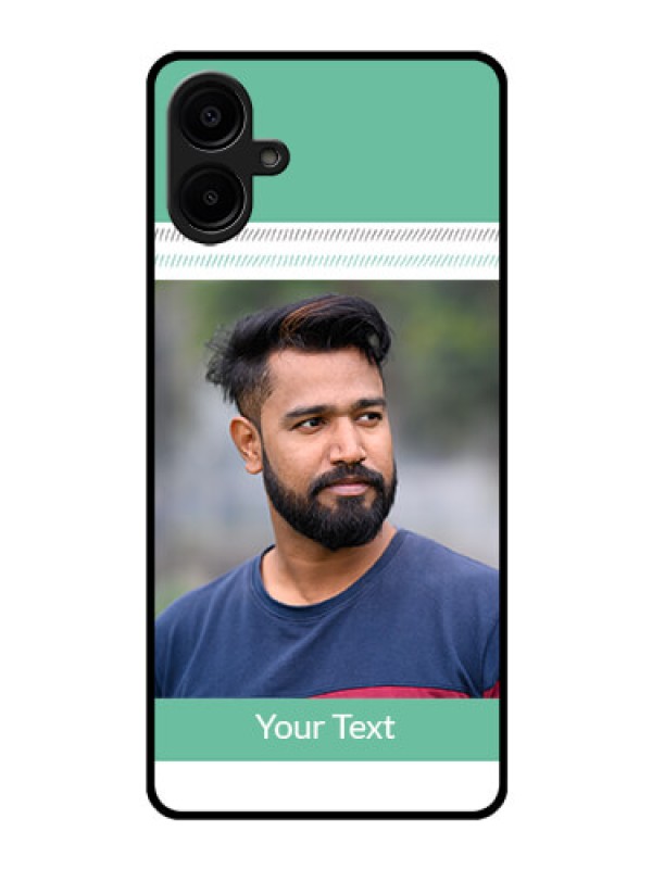 Custom Samsung Galaxy A06 Custom Glass Phone CasePremium Cases For Girls