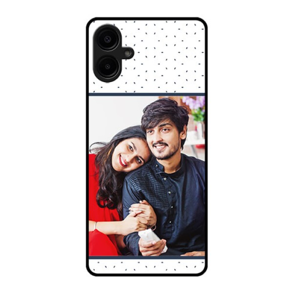 Samsung Galaxy A06 Custom Glass Phone CasePremium Dot Design