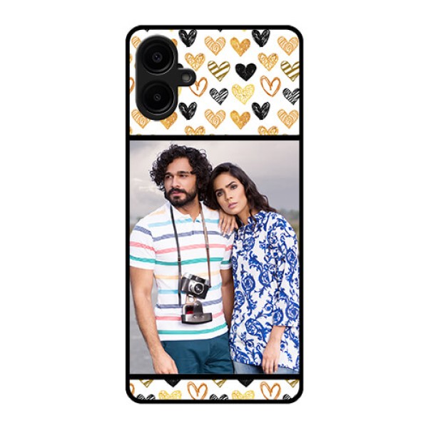 Samsung Galaxy A06 Custom Glass Phone CaseLove Symbol Design