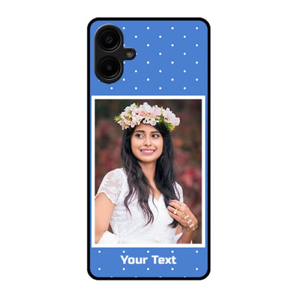 Samsung Galaxy A06 Custom Glass Phone CasePolka Dots Design