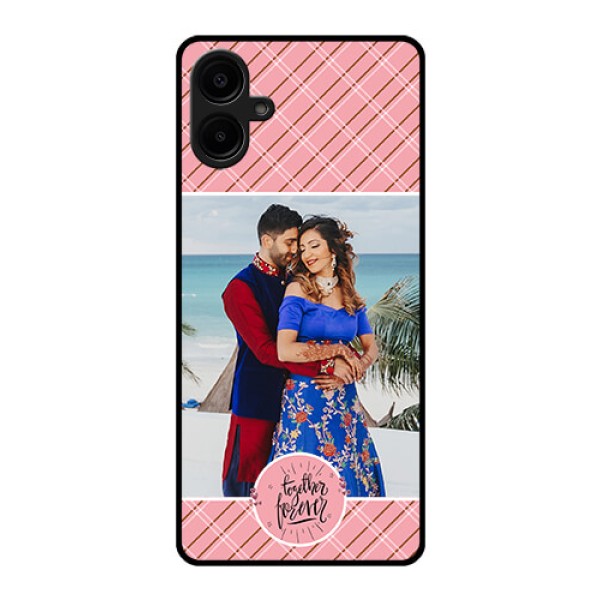 Samsung Galaxy A06 Custom Glass Phone CaseTogether Forever Design Samsung Galaxy A06 Custom Glass Phone CaseTogether Forever Design