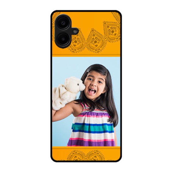 Samsung Galaxy A06 Custom Glass Phone CasePhoto Wedding Design Samsung Galaxy A06 Custom Glass Phone CasePhoto Wedding Design