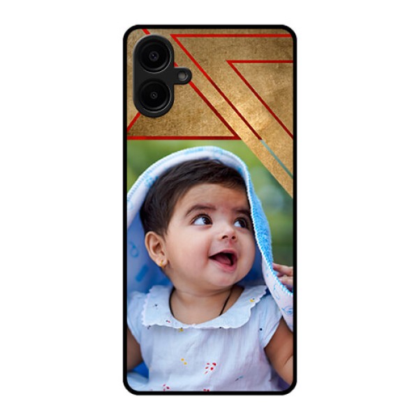 Samsung Galaxy A06 Custom Glass Phone CaseGradient Abstract Texture Design Samsung Galaxy A06 Custom Glass Phone CaseGradient Abstract Texture Design