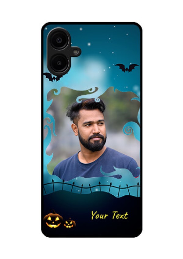 Samsung Galaxy A06 Custom Glass Phone CaseHalloween Frame Design