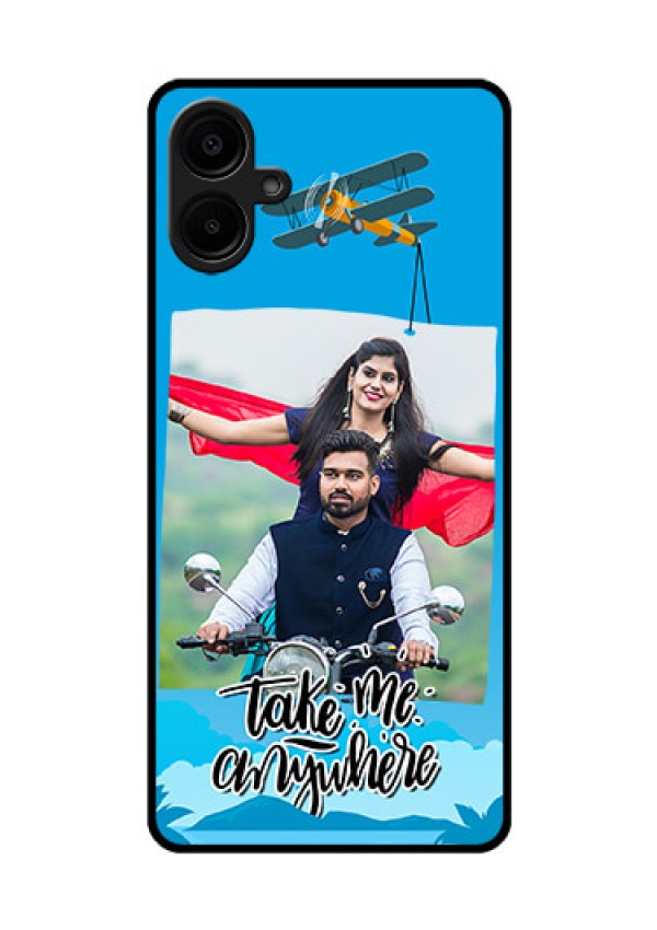 Samsung Galaxy A06 Custom Glass Phone CaseTraveller Design