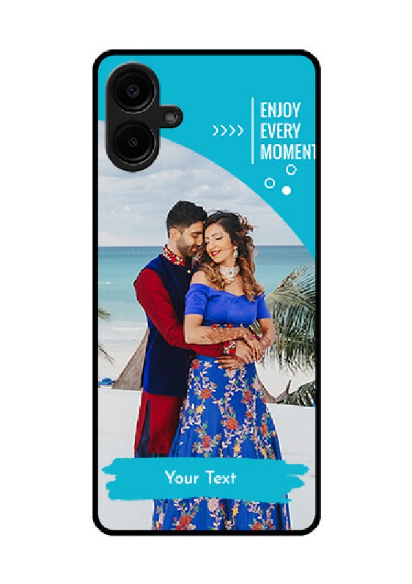 Samsung Galaxy A06 Custom Glass Phone CaseHappy Moment Design