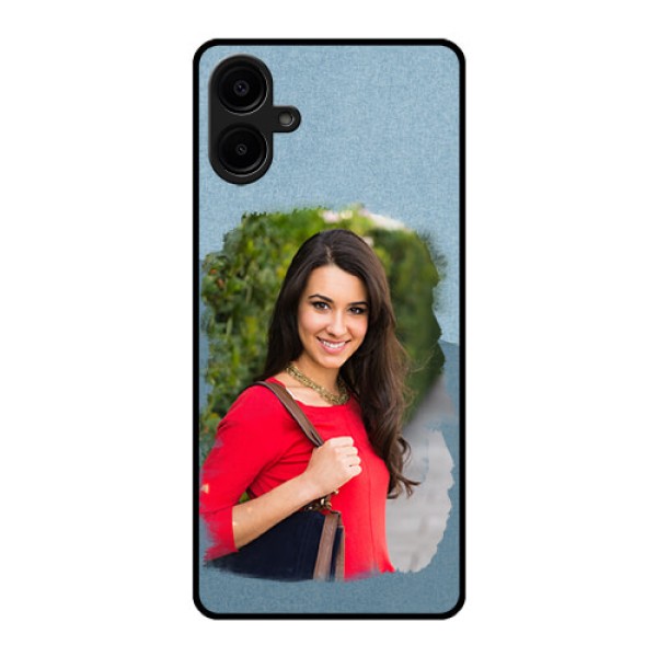 Samsung Galaxy A06 Custom Glass Phone CaseGrunge Line Art Design