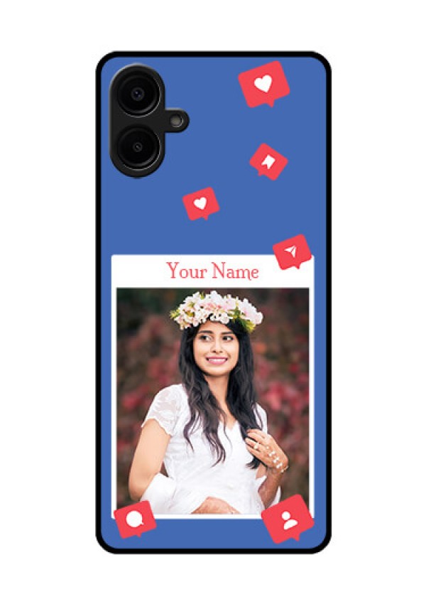 Samsung Galaxy A06 Custom Glass Phone CaseLike Share And Comment Design